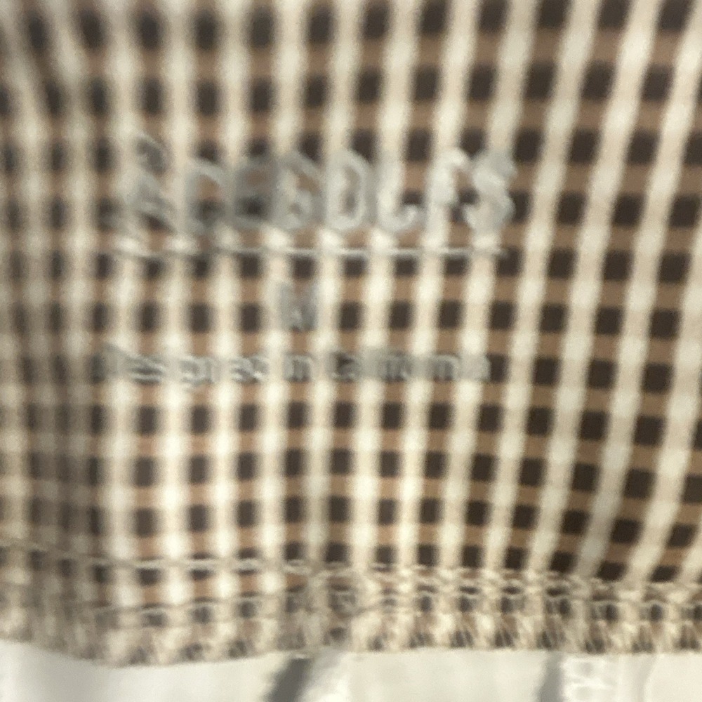 AceGolfs Women's Brown/White Gingham Bermuda Golf Shorts M NWT - Picture 4 of 4